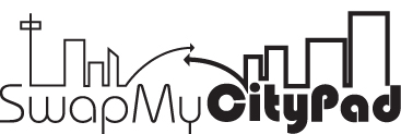 Logo-Design von Erin Henriksen für Swap My City Pad LLP | Design #8550