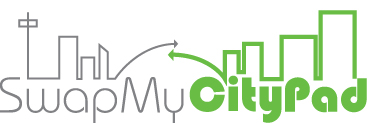 Logo Design by Erin Henriksen for Swap My City Pad LLP | Design #8551