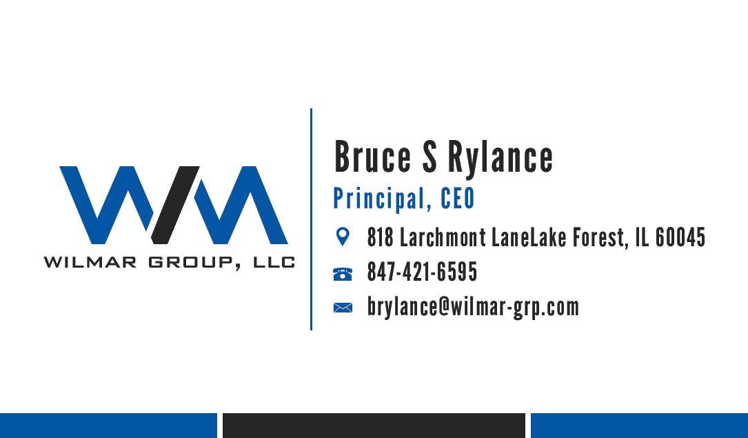 Diseño de Tarjeta de Presentación por Riz' para Wilmar Group, LLC | Diseño #6031621