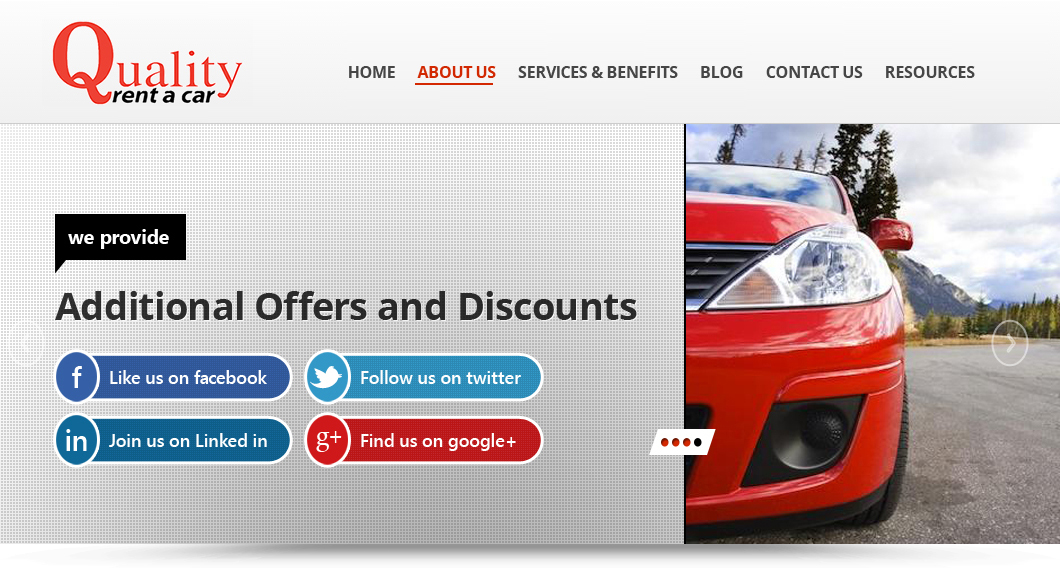 Banner Ad Design by AVROM for Quality Rent A Car LLC | Design #1632429