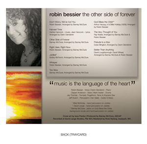 CD Cover Design by amy claire thompson for Robin Bessier Music | Design: #1622116