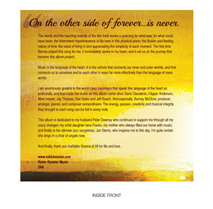 CD Cover Design by amy claire thompson for Robin Bessier Music | Design: #1622141