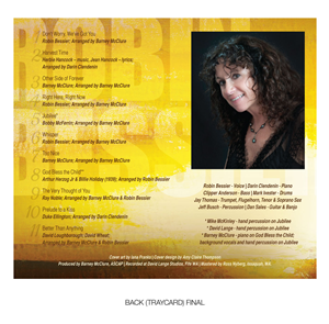 CD Cover Design by amy claire thompson for Robin Bessier Music | Design: #1626278