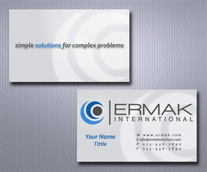 Business Card Design by ginver