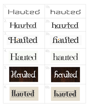 Logo Design by Logicspider for Hauted | Design #6025037