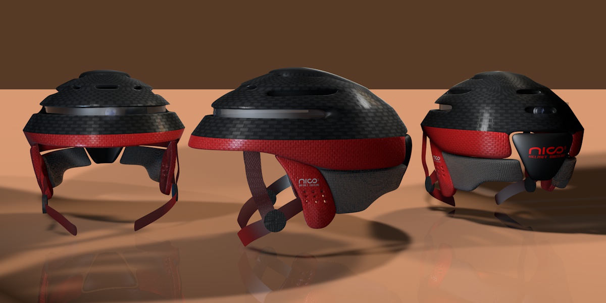 3D Design von cornel888 für Nico Helmets | Design #6119695