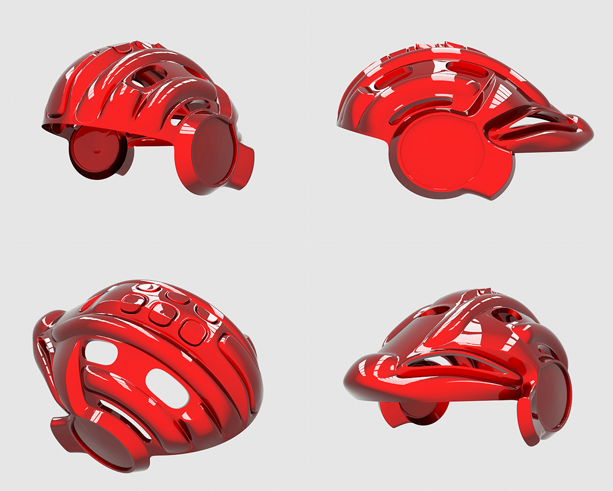 Diseño 3D por kamesama para Nico Helmets | Diseño #6068752