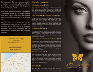 Flyer Design by Slobodan Cagic for Zeliha Aesthetics, Inc. | Design: #6040616