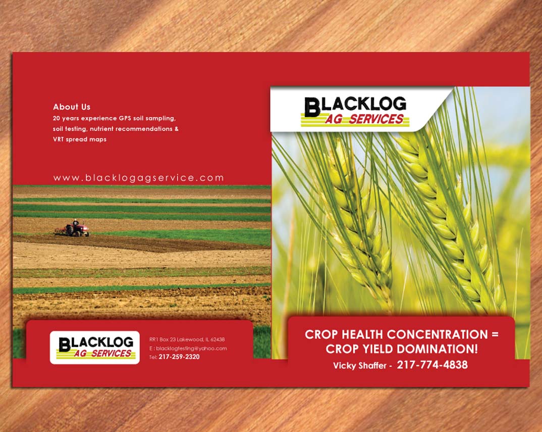 Brochure Design by Sbss for Blacklog Ag Services | Design #1628865