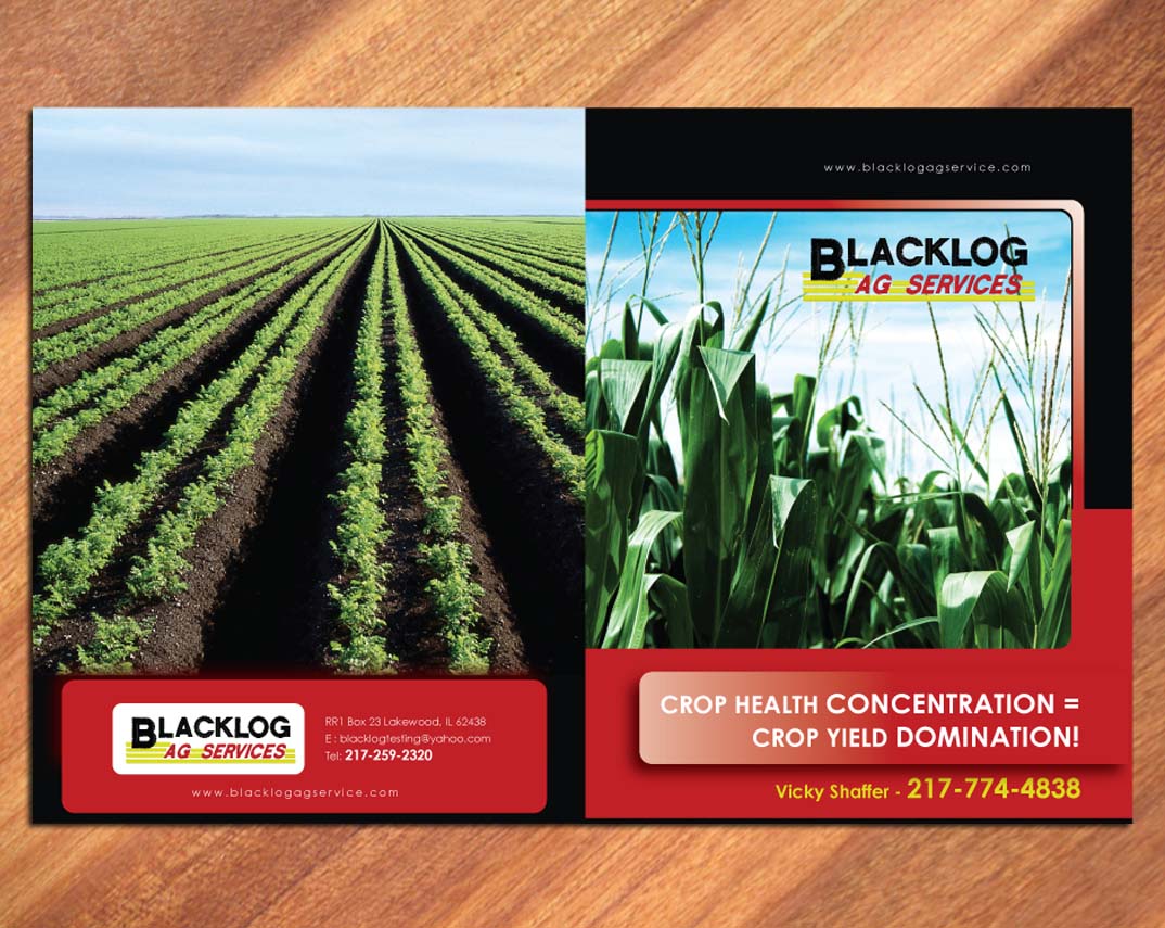 Brochure Design by Sbss for Blacklog Ag Services | Design #1628867