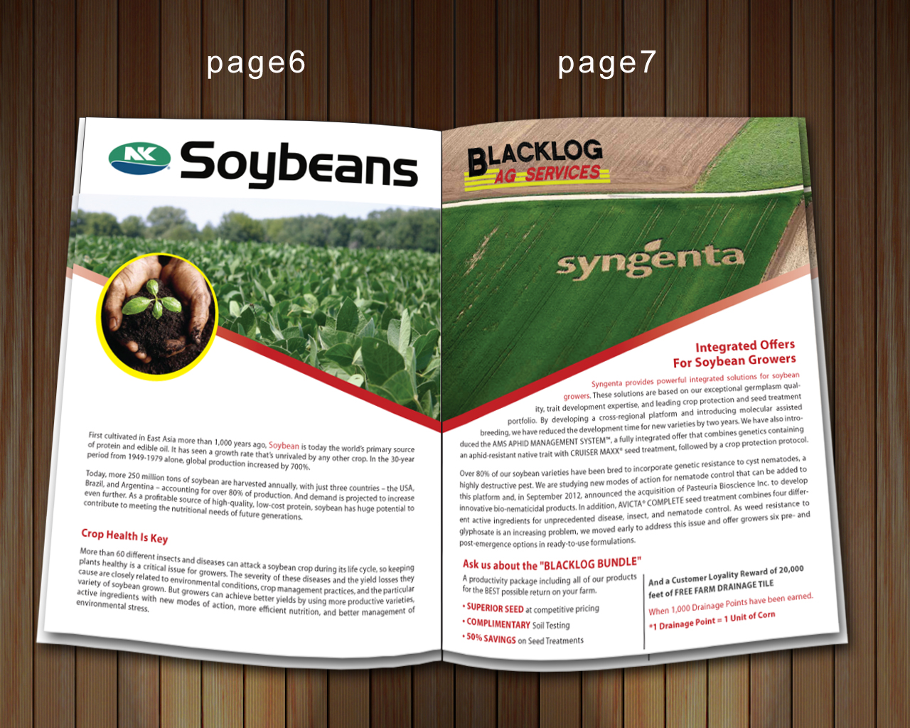 Brochure Design by Sbss for Blacklog Ag Services | Design #1650310