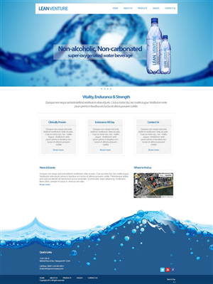 WordPress-Design von pb für LeanVenture | Design: #1637016