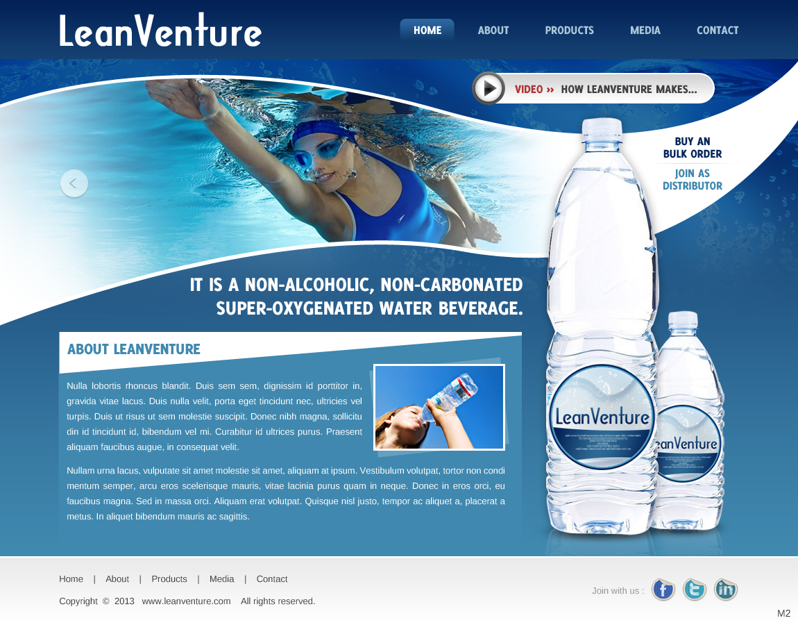 Wordpress Design by pb for LeanVenture | Design #1637034