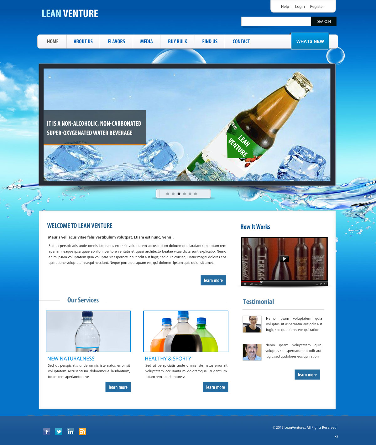 Diseño Wordpress por pb para LeanVenture | Diseño #1641289