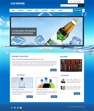 WordPress-Design von pb für LeanVenture | Design: #1641289