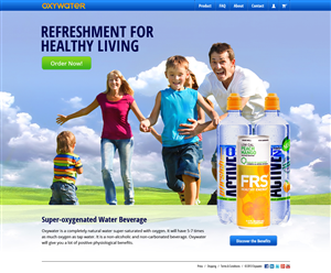 The Redbull of water beverages – brand new marketing website + shop | WordPress-Design von MIND