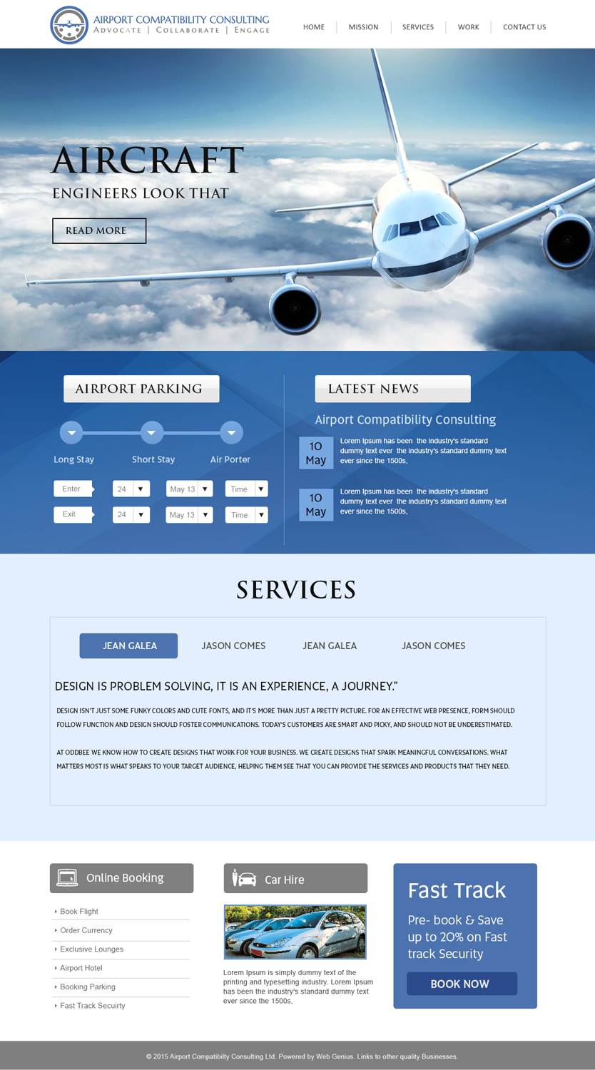 Wordpress Design by webxvision for Aviation Compatibility Consulting | Design #6113913