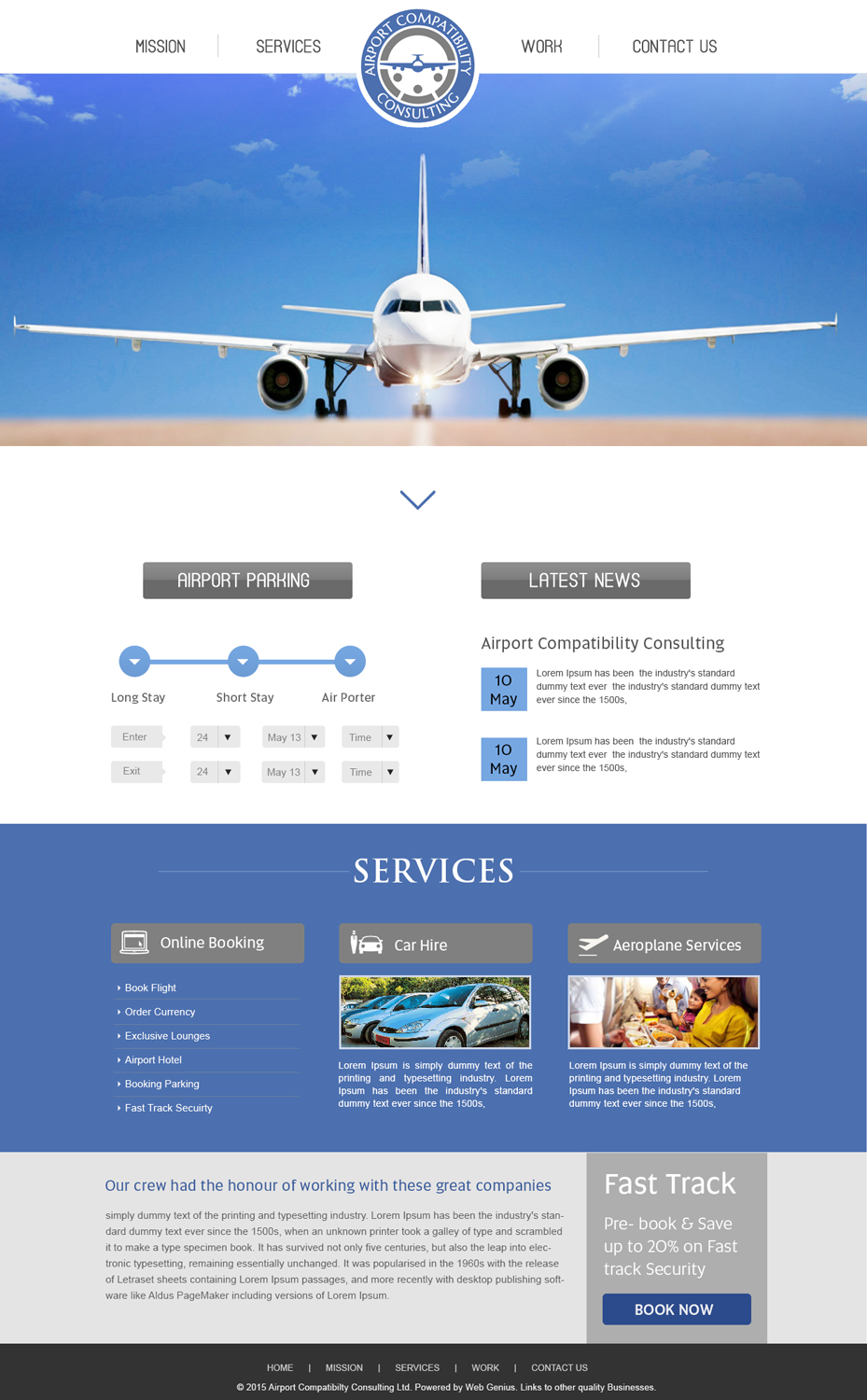 Wordpress Design by webxvision for Aviation Compatibility Consulting | Design #6122113