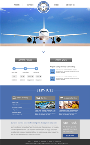 Wordpress Design by webxvision for Aviation Compatibility Consulting | Design: #6122113