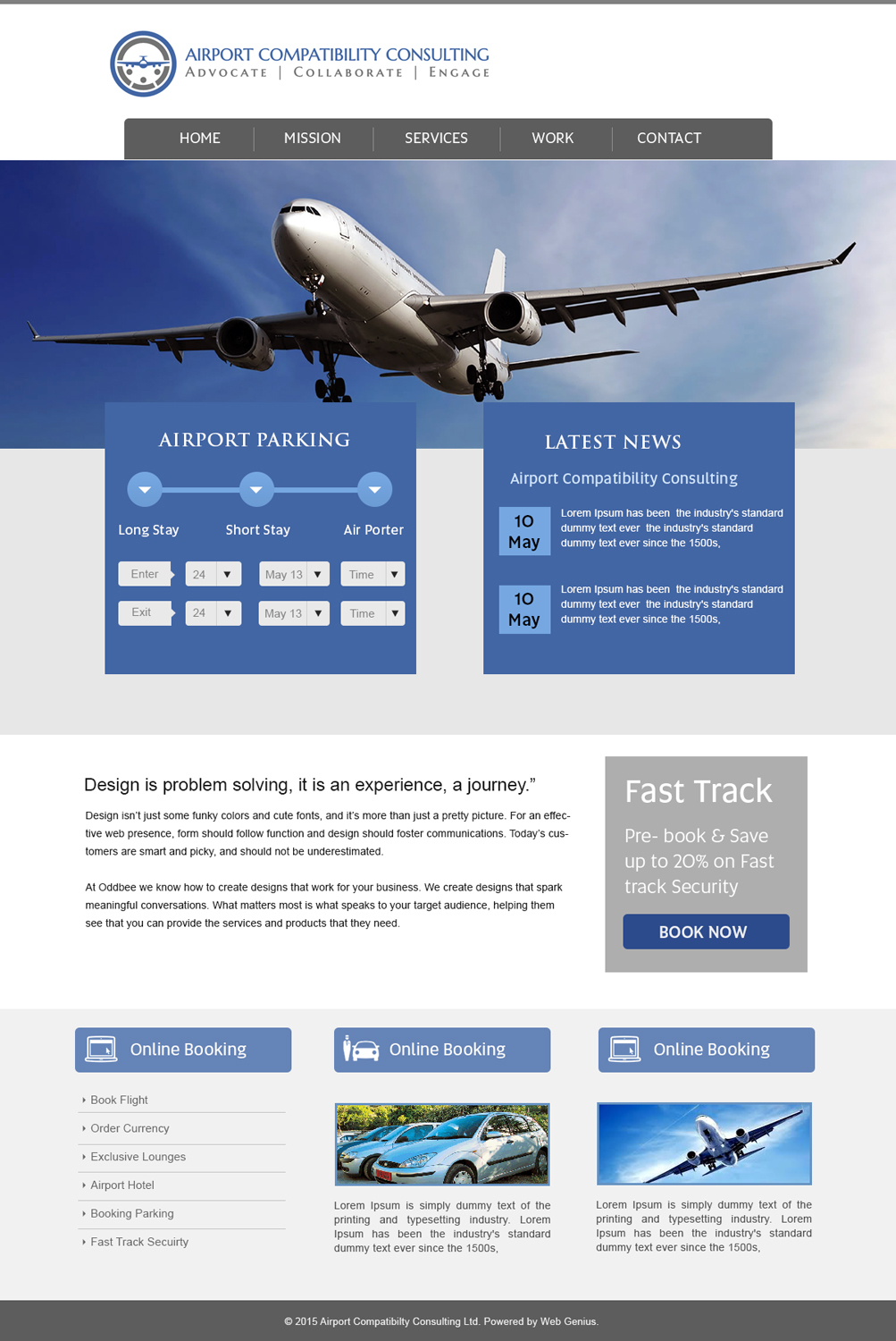 Wordpress Design by webxvision for Aviation Compatibility Consulting | Design #6122130