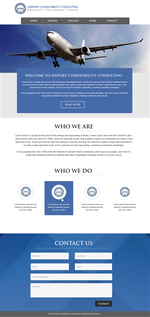 Wordpress Design by webxvision for Aviation Compatibility Consulting | Design: #6143215