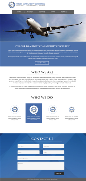 Wordpress Design by webxvision for Aviation Compatibility Consulting | Design #6157341