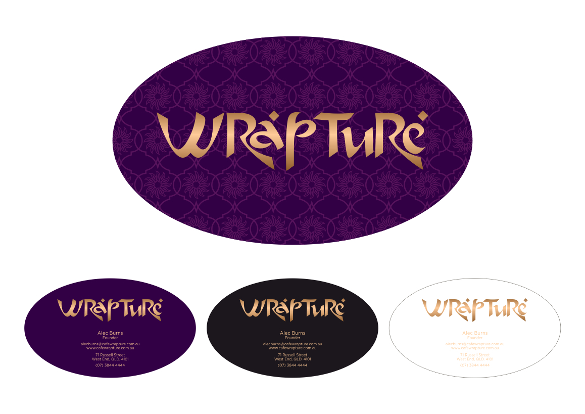 Elegant, Playful, Cafe Logo Design for Wrapture by daniswarasayang ...