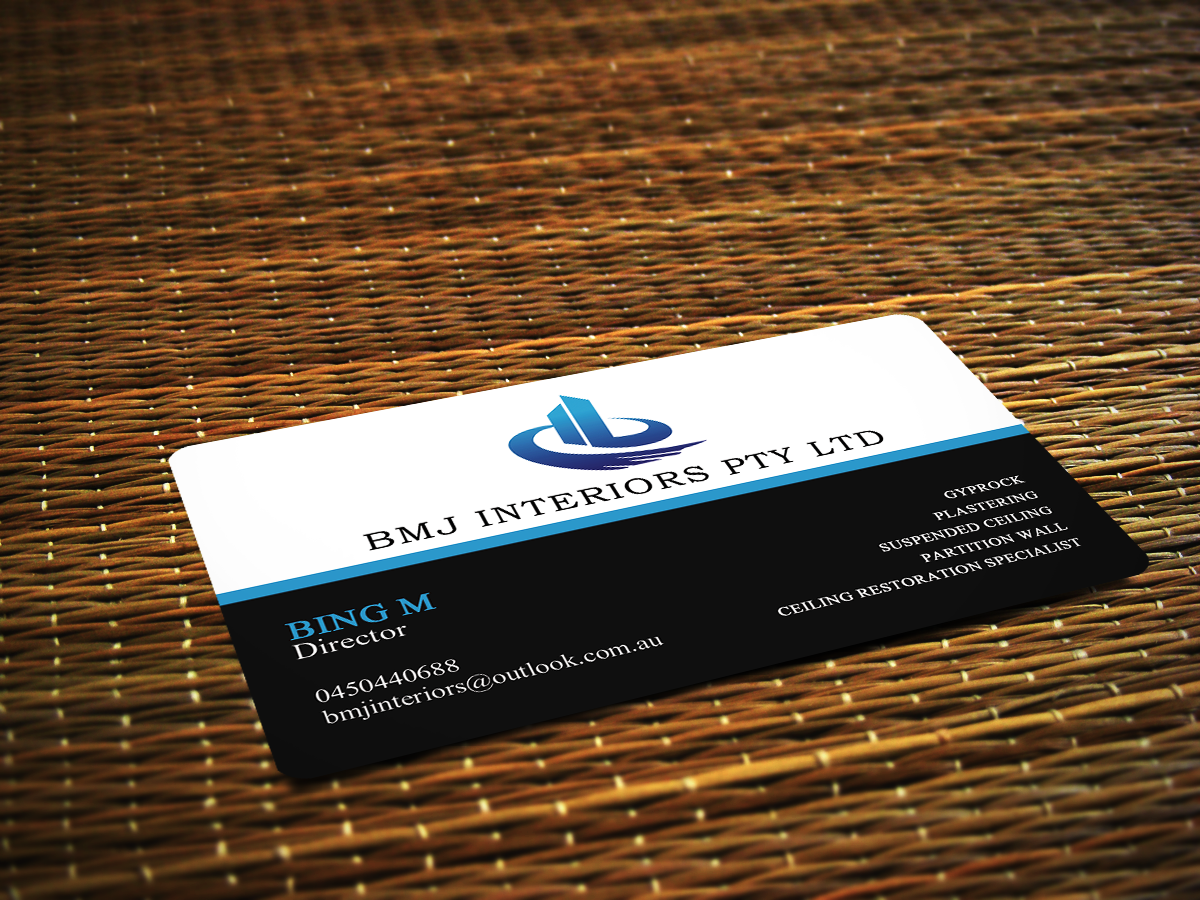Business Card Design by Sajin for this project | Design #6040663