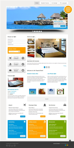 Web Design by Rosc for Hotel Stanthorpe | Design #1679510