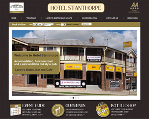 Web Design by Ginger and Jones for Hotel Stanthorpe | Design: #1711314