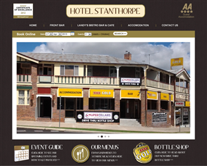 Web Design by Ginger and Jones for Hotel Stanthorpe | Design: #1730788