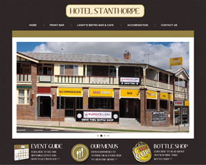 Web Design by Ginger and Jones for Hotel Stanthorpe | Design #1741224