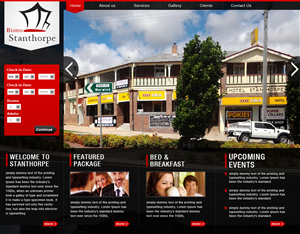 Web Design by webxvision for Hotel Stanthorpe | Design #1700429