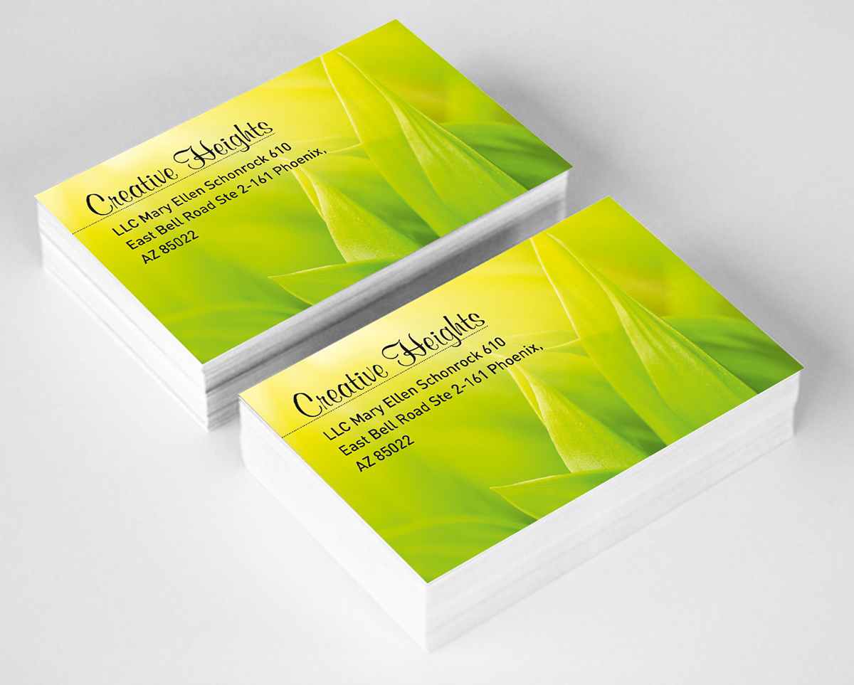 Visitenkarten-Design von ALSADESIGN für Creative Heights LLC | Design #6030642