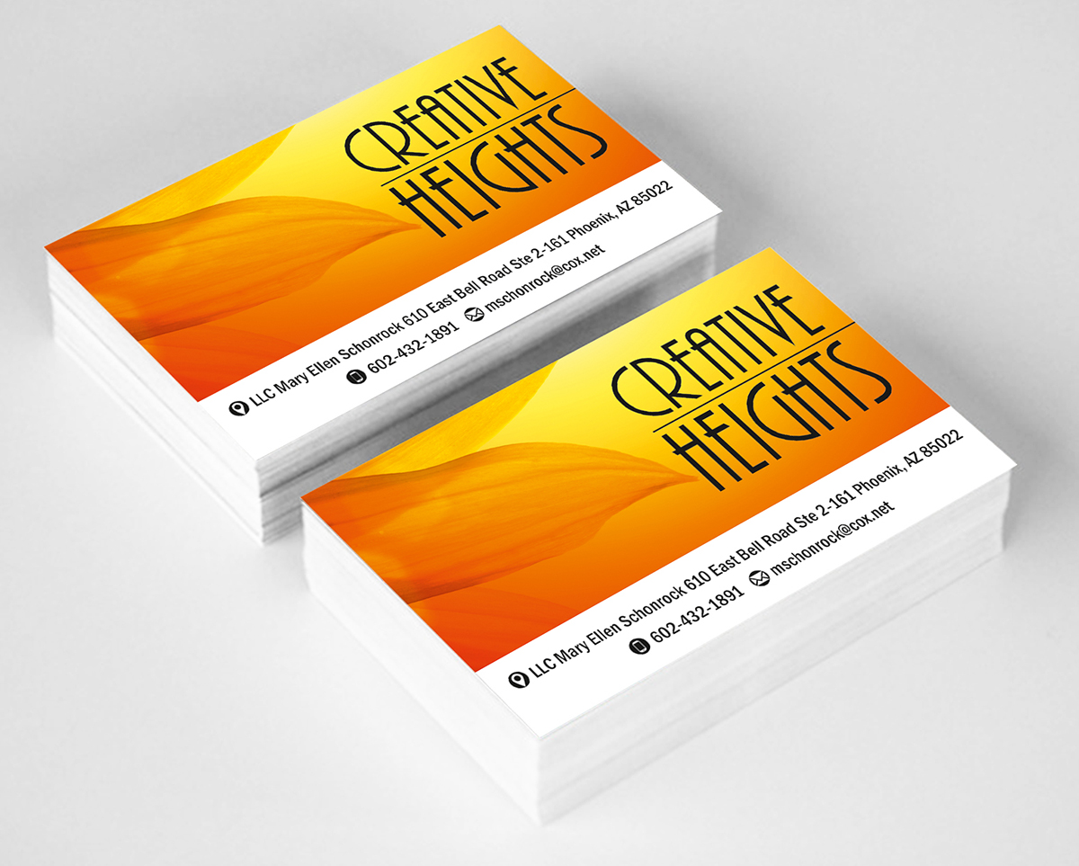 Visitenkarten-Design von ALSADESIGN für Creative Heights LLC | Design #6036459