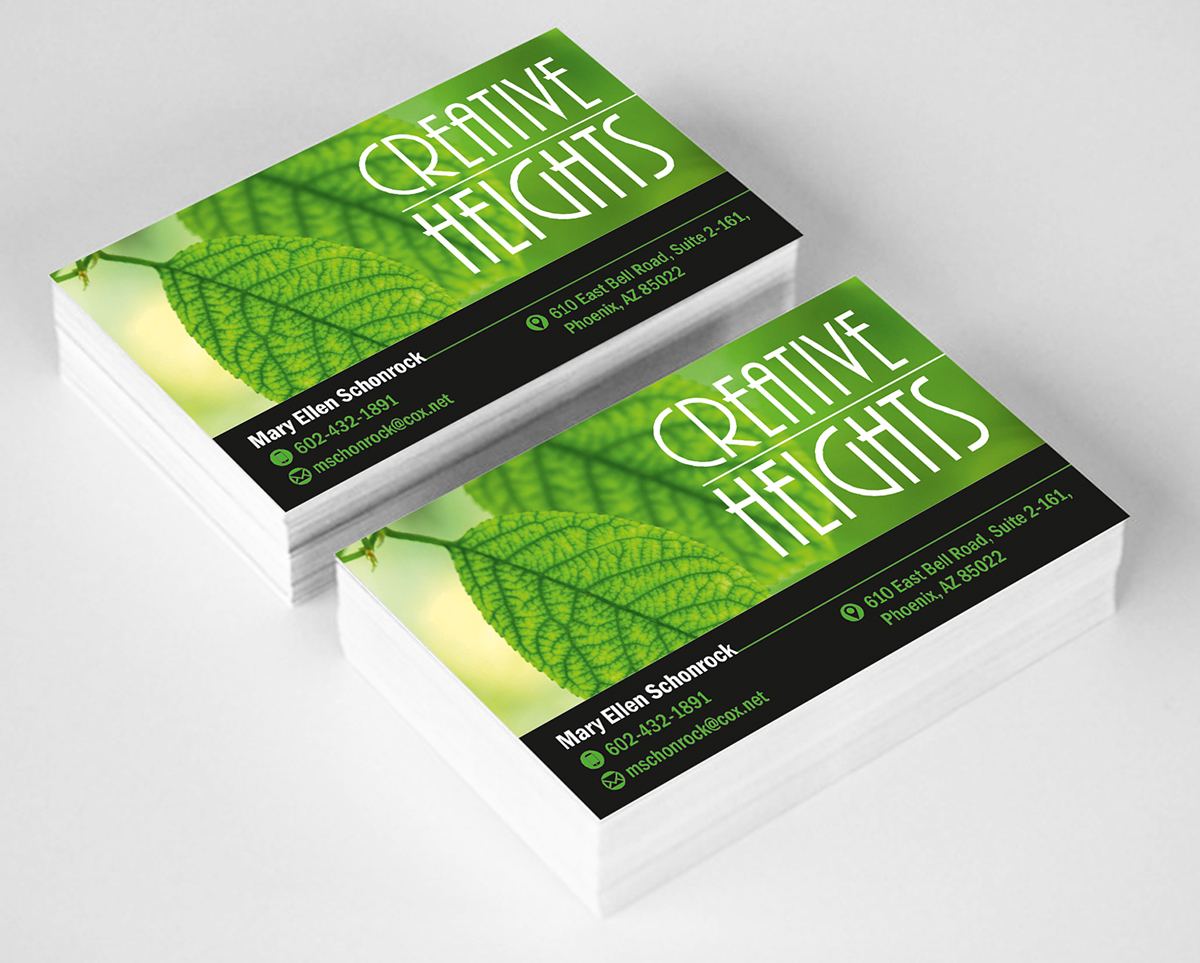 Business Card Design by ALSADESIGN for Creative Heights LLC | Design #6043235