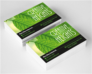 Business Card Design by ALSADESIGN for Creative Heights LLC | Design: #6043235