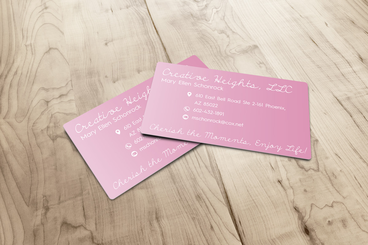 Business Card Design by isabel paoli for Creative Heights LLC | Design #6064721
