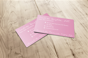 Visitenkarten-Design von isabel paoli für Creative Heights LLC | Design: #6064721