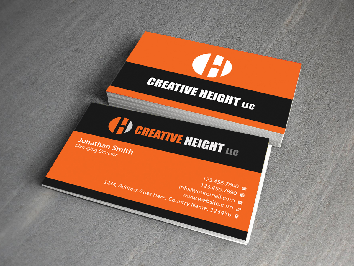 Diseño de Tarjeta de Presentación por Creations Box 2015 para Creative Heights LLC | Diseño #6059250