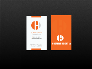 Business Card Design by Creations Box 2015 for Creative Heights LLC | Design: #6059252