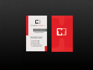 Business Card Design by Creations Box 2015 for Creative Heights LLC | Design: #6059265