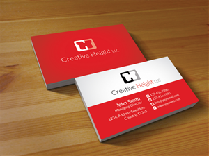 Business Card Design by Creations Box 2015 for Creative Heights LLC | Design: #6059276