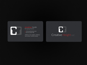 Business Card Design by Creations Box 2015 for Creative Heights LLC | Design: #6059277
