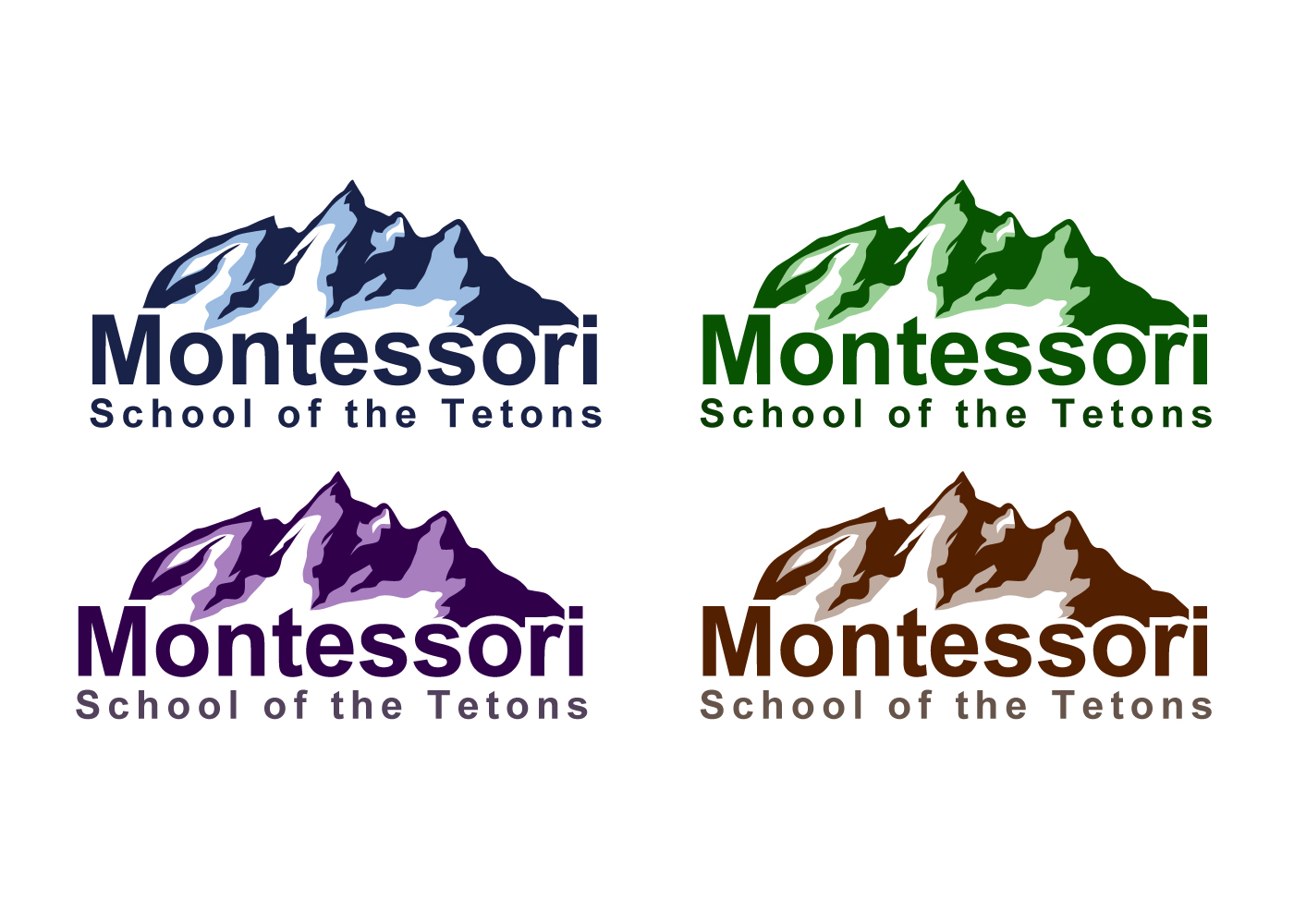 Logo Design by BehindSymbols for Montessori Schools of the Tetons, Inc. | Design #6115159