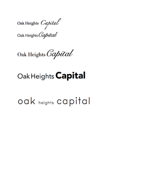 Design de Logo par SarahLear pour Oak Heights Capital, Inc | Design #6060720