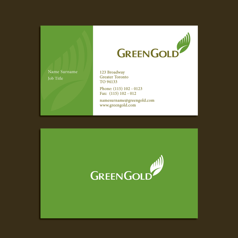 Logo Design by mbgraphics for GreenGold Construction Limited | Design #9157