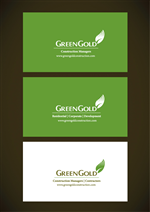 Logo Design by mbgraphics for GreenGold Construction Limited | Design: #9240