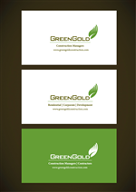 Logo Design by mbgraphics for GreenGold Construction Limited | Design: #9248