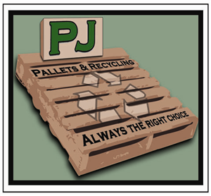 Diseño de Logo por artistjim para PJ Pallets & Recycling | Diseño: #1628938